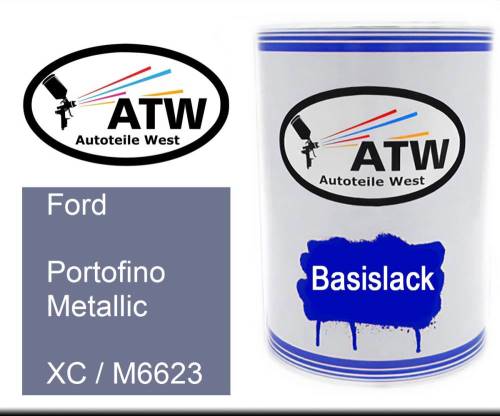 Ford, Portofino Metallic, XC / M6623: 500ml Lackdose, von ATW Autoteile West.
